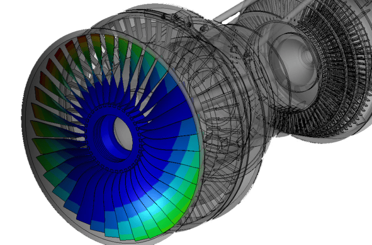 Modelo de turbina para simulação explícita e multifísica