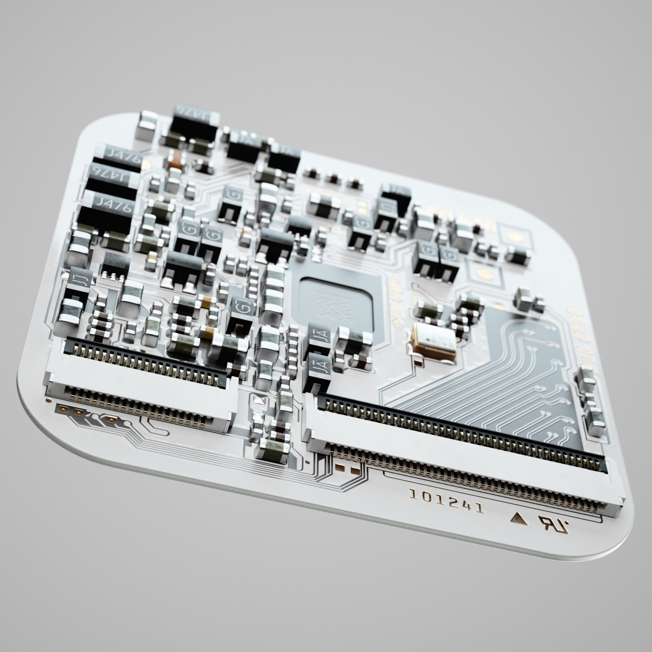 Placa eletrônica de alta densidade para integração de hardware e sistemas embarcados.